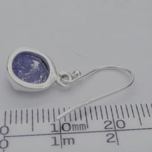 Load image into Gallery viewer, Tanzanite Earring | Raw uncut Nuggets | 925 Sterling Silver | Purple blue | Reach the Peak of Spiritual Evolution | Genuine Gems at Crystal Heart Melbourne est 1986