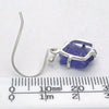Tanzanite Earring | Raw uncut Nuggets | 925 Sterling Silver | Purple blue | Reach the Peak of Spiritual Evolution | Genuine Gems at Crystal Heart Melbourne est 1986
