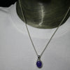 Tanzanite Pendant | Dainty Oval Cabachon | 925 Sterling Silver | Violet blue | Achieve your spiritual potential  | Genuine Gems at Crystal Heart Melbourne est 1986