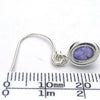 Tanzanite Earring | Dainty oval Cabs | 925 Sterling Silver | Purple blue | Reach the Peak of Spiritual Evolution | Genuine Gems at Crystal Heart Melbourne est 1986