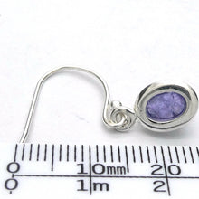 Load image into Gallery viewer, Tanzanite Earring | Dainty oval Cabs | 925 Sterling Silver | Purple blue | Reach the Peak of Spiritual Evolution | Genuine Gems at Crystal Heart Melbourne est 1986