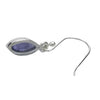 Tanzanite Earring | Dainty Marquis Cabs | 925 Sterling Silver | Purple blue | Reach the Peak of Spiritual Evolution | Genuine Gems at Crystal Heart Melbourne est 1986