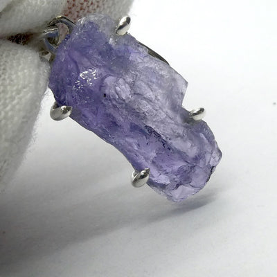Tanzanite Pendant | Raw uncut Nugget | 925 Sterling Silver | Violet blue | Achieve your spiritual potential  | Genuine Gems at Crystal Heart Melbourne est 1986