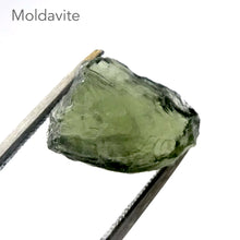 Load image into Gallery viewer, Moldavite Specimen | Raw Natural Nugget | Green Obsidian | Chechya | Intense Transformation | Scorpio | Genuine Gems Crystal Heart Melbourne Australia est 1986