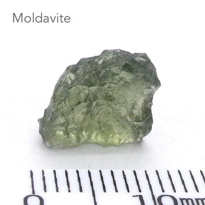 Moldavite Specimen | Raw Natural Nugget | Green Obsidian | Chechya | Intense Transformation | Scorpio | Genuine Gems Crystal Heart Melbourne Australia est 1986
