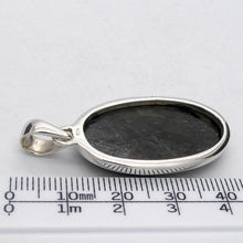 Load image into Gallery viewer, Nuummite Pendant | 925 Sterling Silver | Oval Cabochon | Black with Golden Flecks | Soul Retrieval | Clear emotional entanglements | Genuine Gemstones from Crystal Heart Melbourne Australia since 1986 | nuumite | nummite