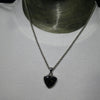 Nuummite Pendant | 925 Sterling Silver | Triangle Cabochon | Black with Golden Flecks | Soul Retrieval | Clear emotional entanglements | Genuine Gemstones from Crystal Heart Melbourne Australia since 1986 | nuumite | nummite