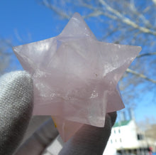 Load image into Gallery viewer, Merkaba |  Rose Quartz | 12 points | Heart Connection | Ascension so Higher Dimensions | Genuine Gems from Crystal Heart Melbourne Australia since 1986