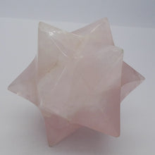 Load image into Gallery viewer, Merkaba |  Rose Quartz | 12 points | Heart Connection | Ascension so Higher Dimensions | Genuine Gems from Crystal Heart Melbourne Australia since 1986