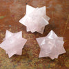 Merkaba |  Rose Quartz | 12 points | Heart Connection | Ascension so Higher Dimensions | Genuine Gems from Crystal Heart Melbourne Australia since 1986