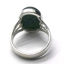 Load image into Gallery viewer, Green Aventurine Ring | 925 Sterling Silver | US Size 8 | AUS Size P1/2 | All Round Healer | Plexus &amp; Physical Heart | Genuine Gems Crystal Heart Melbourne Australia  1986