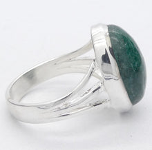 Load image into Gallery viewer, Green Aventurine Ring | 925 Sterling Silver | US Size 8 | AUS Size P1/2 | All Round Healer | Plexus &amp; Physical Heart | Genuine Gems Crystal Heart Melbourne Australia  1986