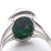 Load image into Gallery viewer, Green Aventurine Ring | US Size 9 | AUS Size R1/2 | 925 Sterling Silver | Plexus &amp; Physical Heart | Genuine Gems from Crystal Heart Melbourne Australia est 1986