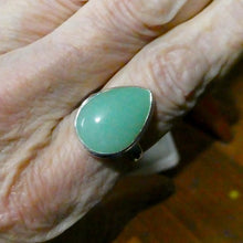 Load image into Gallery viewer, Green Aventurine Ring | 925 Sterling Silver | US Size 10 | AUS Size T1/2 | All Round Healer | Plexus &amp; Physical Heart | Genuine Gems Crystal Heart Melbourne Australia  1986