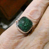 Green Aventurine Ring | 925 Sterling Silver | US Size 6.5 | AUS Size M1/2 | All Round Healer | Plexus & Physical Heart | Genuine Gems Crystal Heart Melbourne Australia  1986