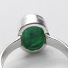 Matrix Emerald Ring | 925 Sterling Silver | Wisdom of the Heart | US Ring Size 5.75 | AUS Ring Size N | Genuine gems Crystal Heart Melbourne Australia est 1986