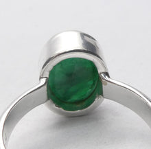 Load image into Gallery viewer, Matrix Emerald Ring | 925 Sterling Silver | Wisdom of the Heart | US Ring Size 5.75 | AUS Ring Size N | Genuine gems Crystal Heart Melbourne Australia est 1986