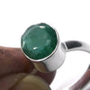 Matrix Emerald Ring | 925 Sterling Silver | Wisdom of the Heart | US Ring Size 7.5 | AUS Ring Size O1/2 | Genuine gems Crystal Heart Melbourne Australia est 1986