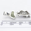 Moldavite over Nickel Iron Meteorite Pendant | Campo de Cielo | Chechia | 925 Sterling Silver | Space | Universal tConnection | Melbourne Australia since 1986