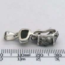 Load image into Gallery viewer, Moldavite over Nickel Iron Meteorite Pendant | Campo de Cielo | Chechia | 925 Sterling Silver | Space | Universal tConnection | Melbourne Australia since 1986
