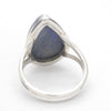 Lapis Lazuli Ring | Teardrop Cabochon | Sterling Silver | Meditation | Inner Truth | US Size 8.25 | AUS Q | Genuine Gems | Crystal Heart Melbourne Est 1986