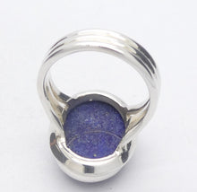 Load image into Gallery viewer, Lapis Lazuli Ring | Teardrop Cabochon | Sterling Silver | Meditation | Inner Truth | US Size 7 | AUS N1/2 | Genuine Gems | Crystal Heart Melbourne Est 1986