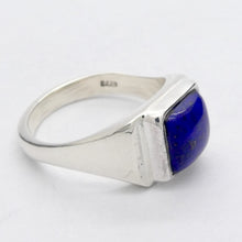 Load image into Gallery viewer, Lapis Lazuli Ring | Marquis Cabochon | Sterling Silver | Meditation | Inner Truth | US Size 8 | AUS P1/2 | Genuine Gems | Crystal Heart Melbourne Est 1986