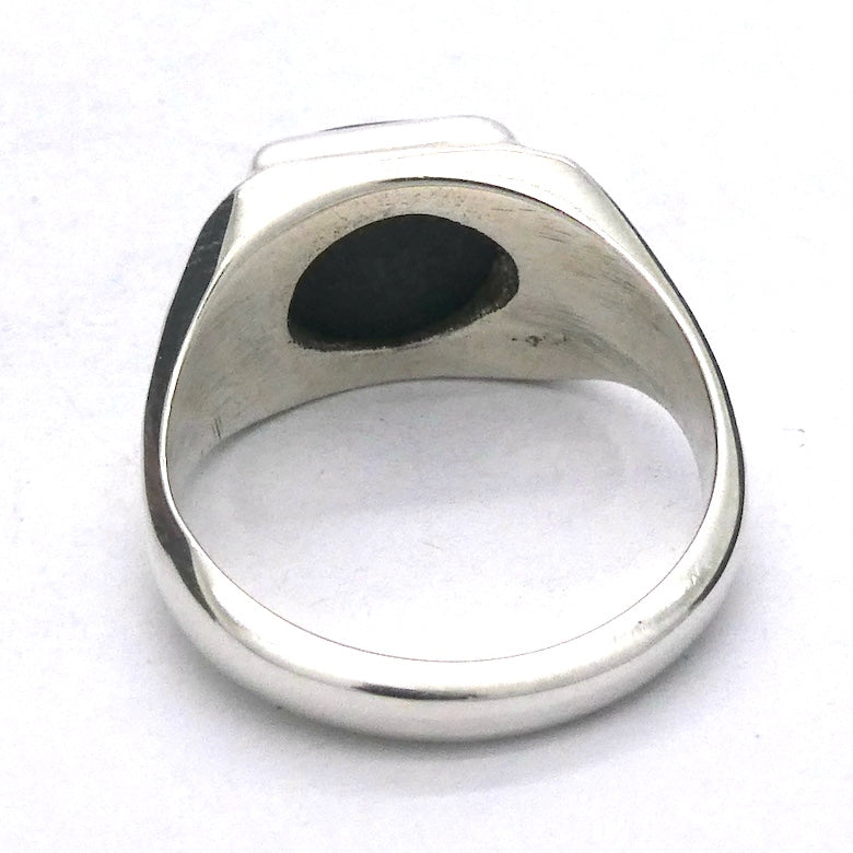 Lapis Lazuli Ring | Marquis Cabochon | Sterling Silver | Meditation | Inner Truth | US Size 8 | AUS P1/2 | Genuine Gems | Crystal Heart Melbourne Est 1986