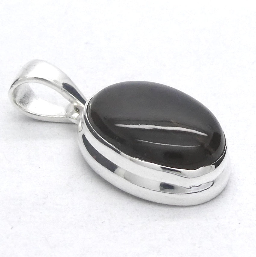 Agni Manitite Pendant | Cabochon | Polished top but Raw Below | 925 Sterling Silver | Open back | Genuine Gems from Crystal Heart Melbourne since 1986