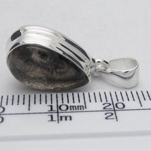 Load image into Gallery viewer, Agni Manitite Pendant | Cabochon | Polished top but Raw Below | 925 Sterling Silver | Open back | Genuine Gems from Crystal Heart Melbourne since 1986