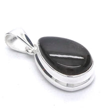 Load image into Gallery viewer, Agni Manitite Pendant | Cabochon | Polished top but Raw Below | 925 Sterling Silver | Open back | Genuine Gems from Crystal Heart Melbourne since 1986