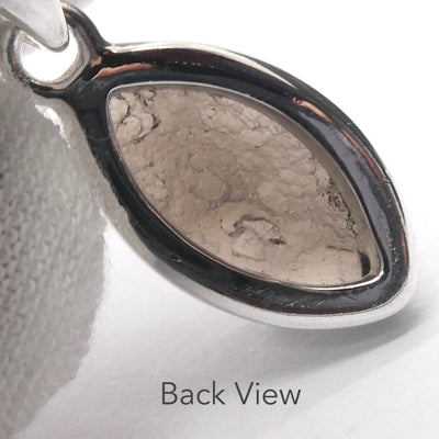 Agni Manitite Pendant | Cabochon | Polished top but Raw Below | 925 Sterling Silver | Open back | Genuine Gems from Crystal Heart Melbourne since 1986