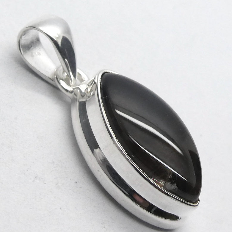 Agni Manitite Pendant | Cabochon | Polished top but Raw Below | 925 Sterling Silver | Open back | Genuine Gems from Crystal Heart Melbourne since 1986