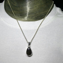 Load image into Gallery viewer, Agni Manitite Pendant | Cabochon | Polished top but Raw Below | 925 Sterling Silver | Open back | Genuine Gems from Crystal Heart Melbourne since 1986