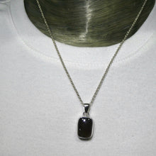 Load image into Gallery viewer, Agni Manitite Pendant | Cabochon | Polished top but Raw Below | 925 Sterling Silver | Open back | Genuine Gems from Crystal Heart Melbourne since 1986