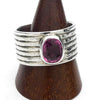 Tourmaline Ring, Pink Rubellite, Faceted Oval, 925 Sterling Silver, p2