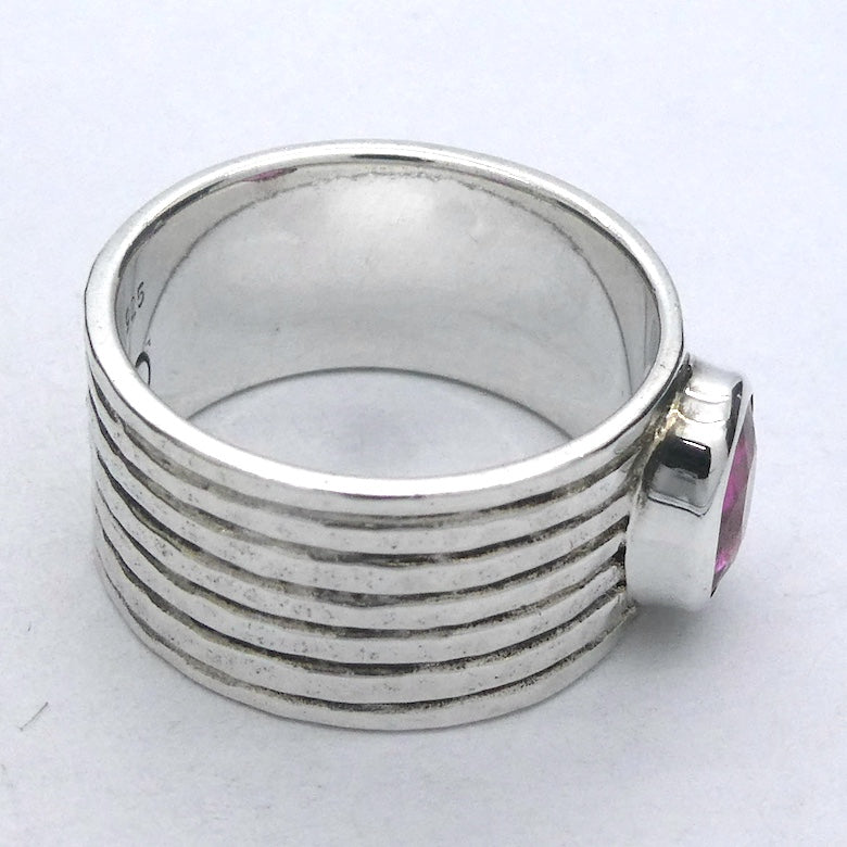 Tourmaline Ring, Pink Rubellite, Faceted Oval, 925 Sterling Silver, p2