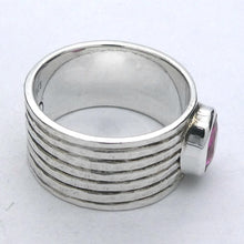 Load image into Gallery viewer, Tourmaline Ring, Pink Rubellite, Faceted Oval, 925 Sterling Silver, p2