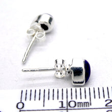 Load image into Gallery viewer, Charoite Stud Earrings | Teardrop Cabochon | 925 Sterling silver | Spiritual Powers | Courage on the Path | Genuine Gemstones Crystal Heart Australia est 1986