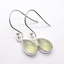 Load image into Gallery viewer, Prehnite Earring | A Grade Marquis Cabochon | 925 Sterling Silver | Libra Star Stone | Genuine Gems from Crystal Heart Melbourne Australia since 1986