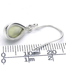 Load image into Gallery viewer, Prehnite Earring | A Grade Marquis Cabochon | 925 Sterling Silver | Libra Star Stone | Genuine Gems from Crystal Heart Melbourne Australia since 1986
