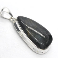 Load image into Gallery viewer, Larvikite Pendant | Freeform Cabochon | 925 Sterling Silver | Enhances Psychic Abilities | Grounding &amp;  Cleansing  | Crystal Heart Melbourne Australia est 1986