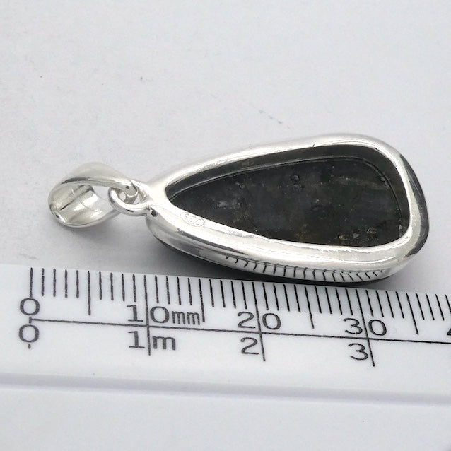 Larvikite Pendant | Freeform Cabochon | 925 Sterling Silver | Enhances Psychic Abilities | Grounding &  Cleansing  | Crystal Heart Melbourne Australia est 1986