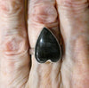 Larvikite Ring | Heart | 925 Sterling Silver | US Size 8 | AUS Size P1/2  | Psychic Abilities | Grounding & Cleansing  | Crystal Heart Melbourne est 1986