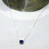 Sapphire Emerald Necklace | 925 Sterling Silver | Spiritual Dedication | Divine Support | Genuine gems from Crystal Heart Melbourne Australia since 1986