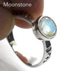 Citrine Ring, Round Faceted Gem, 925 Silver gd2