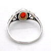 Carnelian Ring | Oval Cabochon | 925 Sterling  | Rope work & Celtic Flower  | US size 5 | 6 | 7 | 8 | 9 | 10 | Leo Virgo Stone | Crystal Heart Melbourne est 1986
