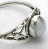 Freshwater Pearl Ring |  925 Sterling  | Rope work & Celtic Flower  | US size 5 | 6 | 7 | 8 | 9 | 10 | Gemini  Cancer Stone | Crystal Heart Melbourne est 1986