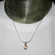Load image into Gallery viewer, Sunstone Pendant | AAA Grade Faceted Oval | 925 Sterling Silver | Leo Stone | Positive emotions | Genuine gems Crystal Heart Melbourne Australia  since 1986
