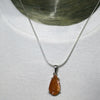 Sunstone Pendant | Faceted Teardrop | Rainbow Sunflakes | 925 Sterling Silver | Leo Stone | Positive emotions | Genuine gems Crystal Heart Melbourne Australia  since 1986